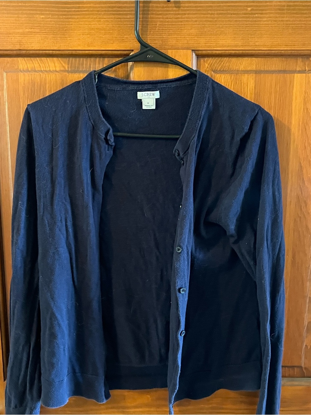J. Crew Men’s Navy Lightweight Button Cardigan